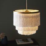 Fringe pendant lights