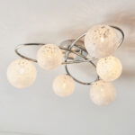 Frosted glass ceiling lights from Lamp Genius.