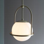 Frosted glass pendant lights