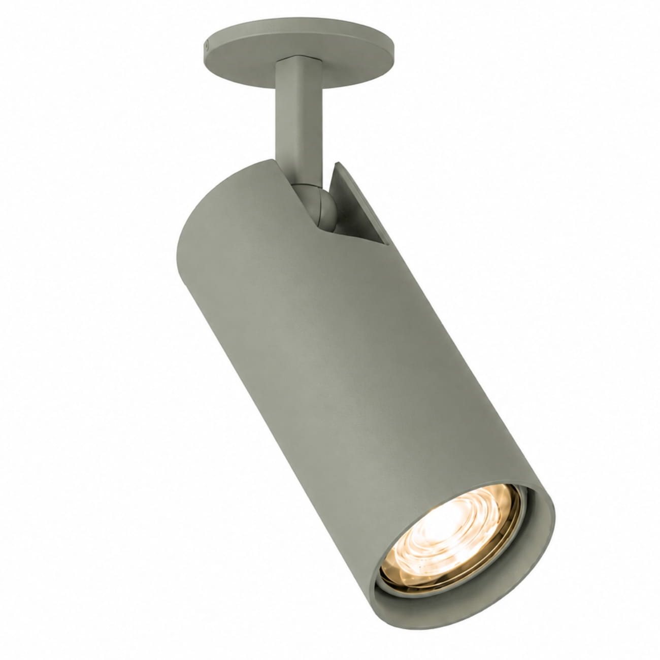 lensa sage recessed adjustable ceiling spotlight, 1 light, gu10, 8cm wide lensa sage recessed adjustable ceiling spotlight, 1 light, gu10, 8cm wide