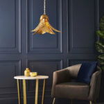 Gold pendant lights