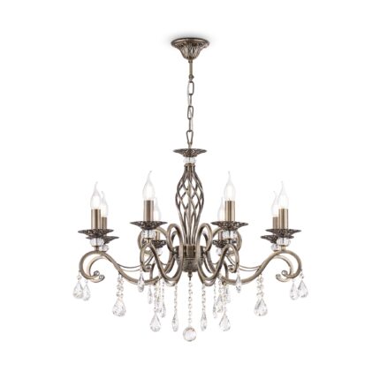 Grace Bronze Chandelier, Metal