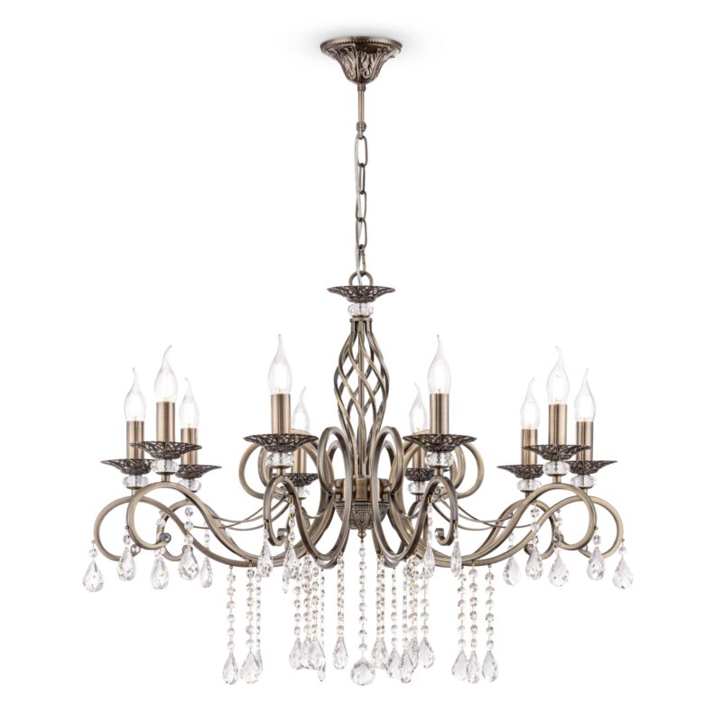 Grace Bronze Chandelier, Metal