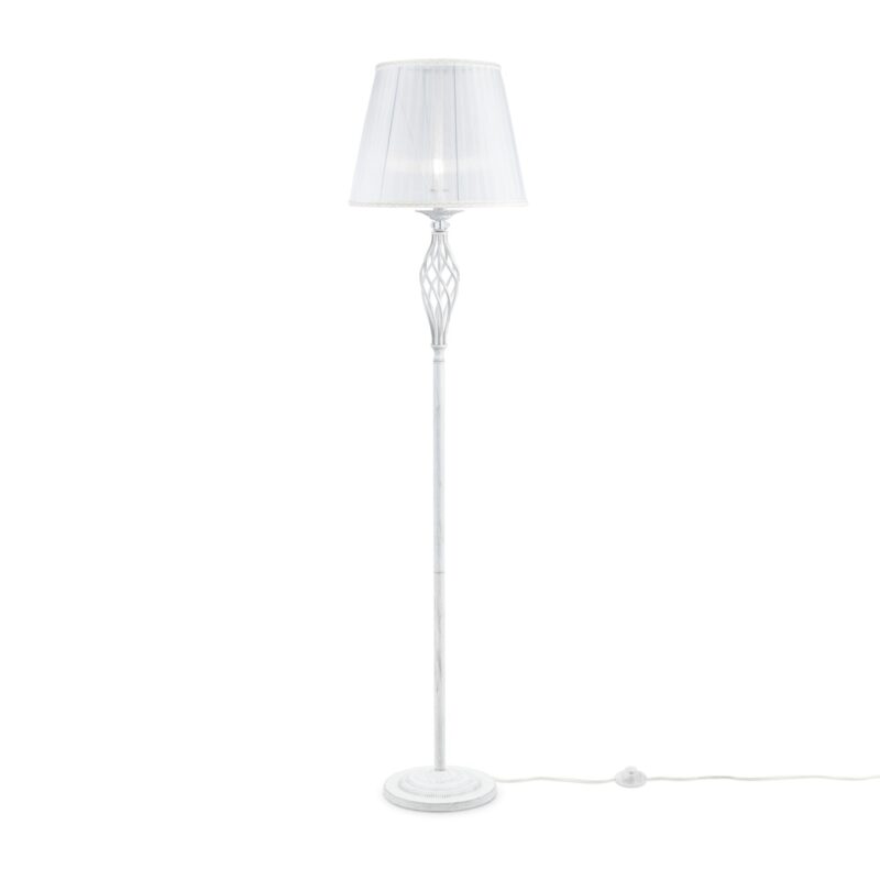 Grace White Floor lamp, Metal
