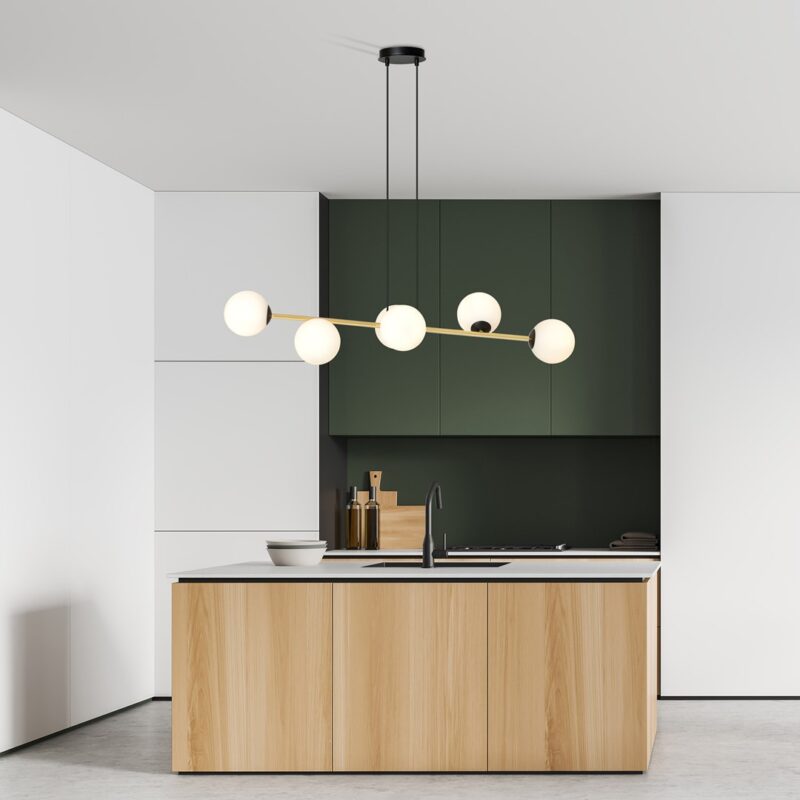 Gravita 6 Bl Opal Pendant Lamp Image 2