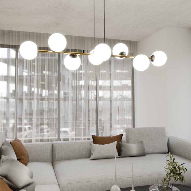 Gravita 8 Bl Opal Pendant Lamp Image 6