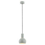 Ines Pendant Lamp, Teardrop, 1 Light, Sage, 14cm Width
