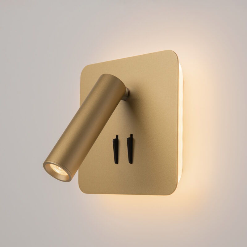 Ios 176, Matte gold, Aluminum, Wall luminaire (Sconce) Image 9