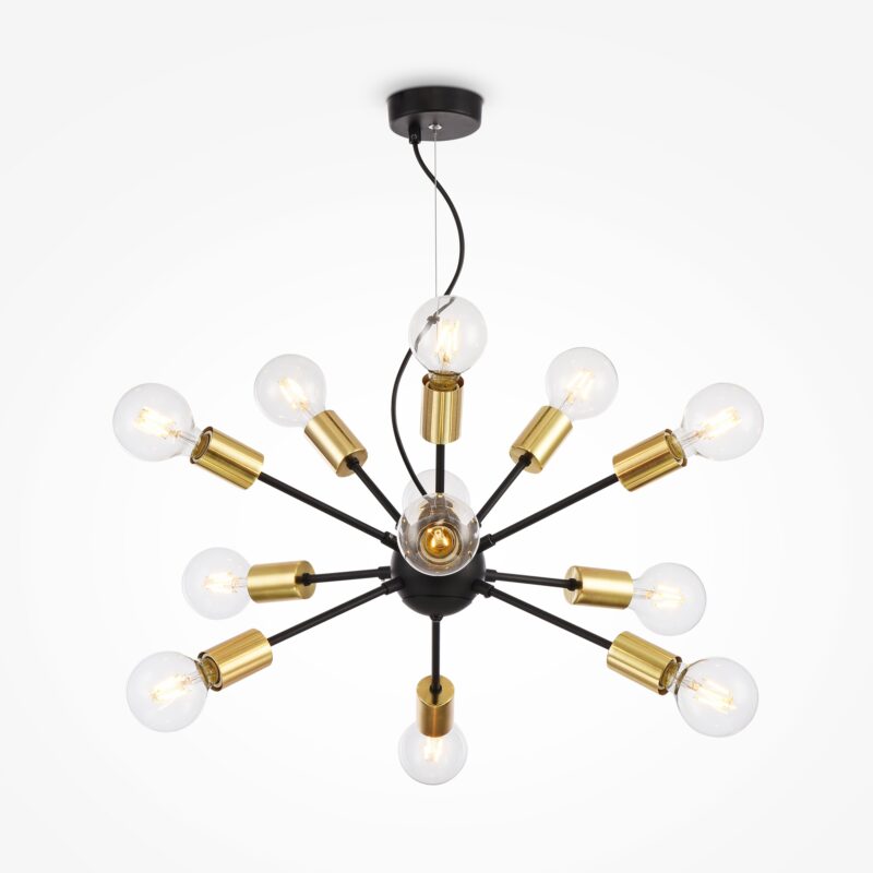 Jackson Black Pendant luminaire , Metal Image 5