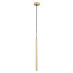 Janiero LED Pendant Lamp, 4.2 Watt, Gold Thin Tube, 3000k, 10cm Width