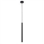 Janiero LED Pendant Light, 4.2w, Black Thin Tube, 3000k, 10cm Width