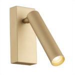 Janiero LED Wall Light, 4.2 Watt, Gold, Directional Spot, 6cm Width