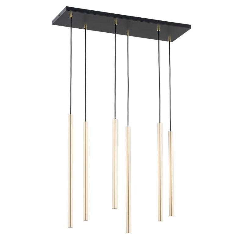 Kelthorn 6 Gold Pendant Lamp Image 2