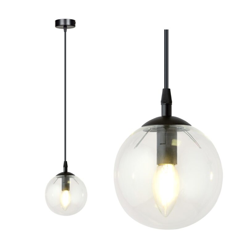 Kosmos 1 Bl Transparent Pendant Lamp