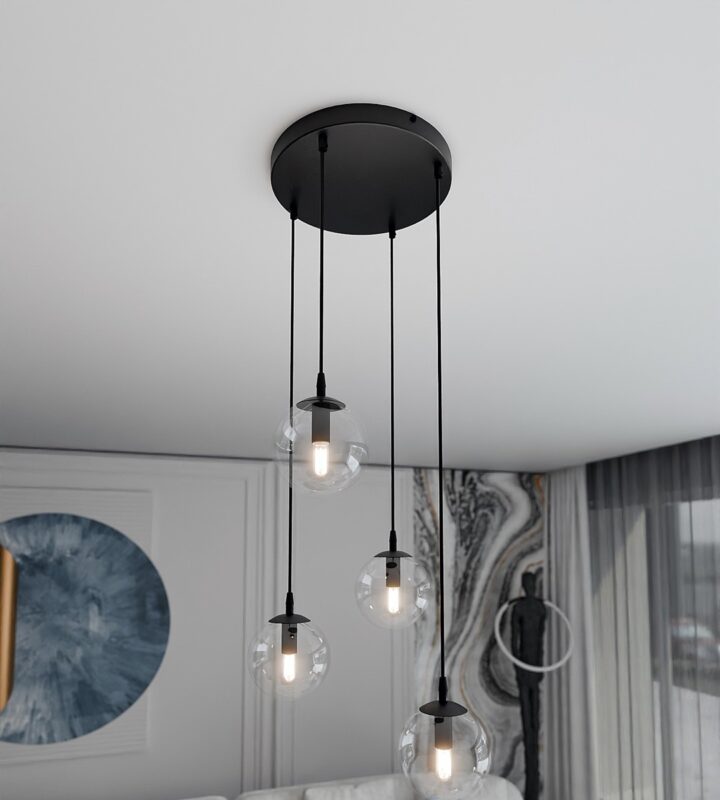 Kosmos 4 Bl Premium Transparent Pendant Lamp Image 4