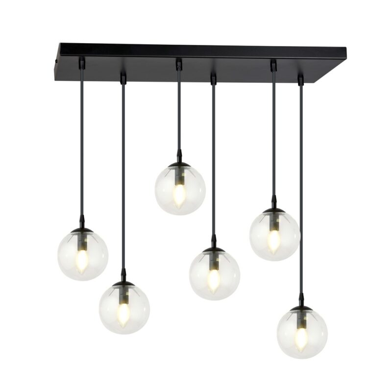 Kosmos 6 Bl Transparent Pendant Lamp