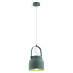 Lagano Medium Pendant Lamp, Green, 1 Light, 20cm