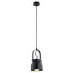 Lagano Small Pendant Light, Black, 1 Light, 14cm
