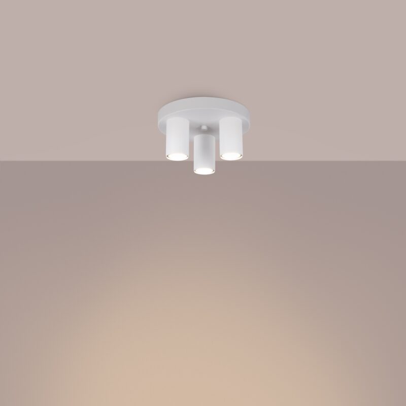 Lagos Ceiling lamp 3P white Image 3