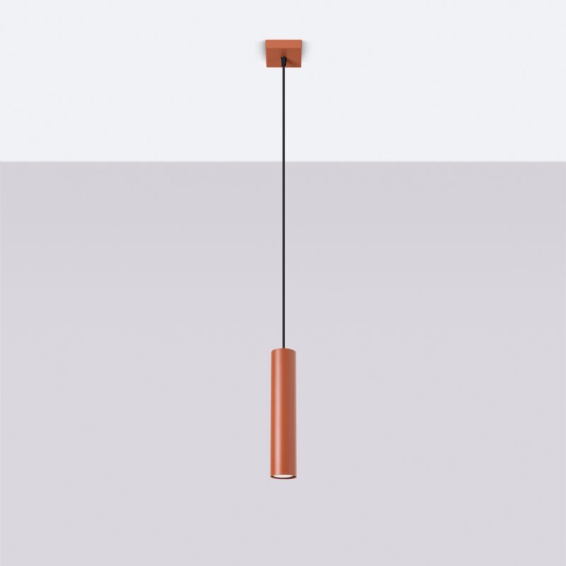 Lagos Pendant lamp 1 red ochre Image 2