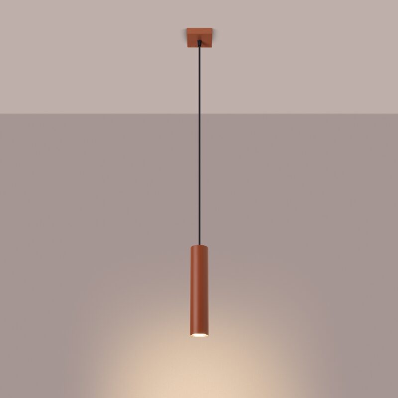 Lagos Pendant lamp 1 red ochre Image 3