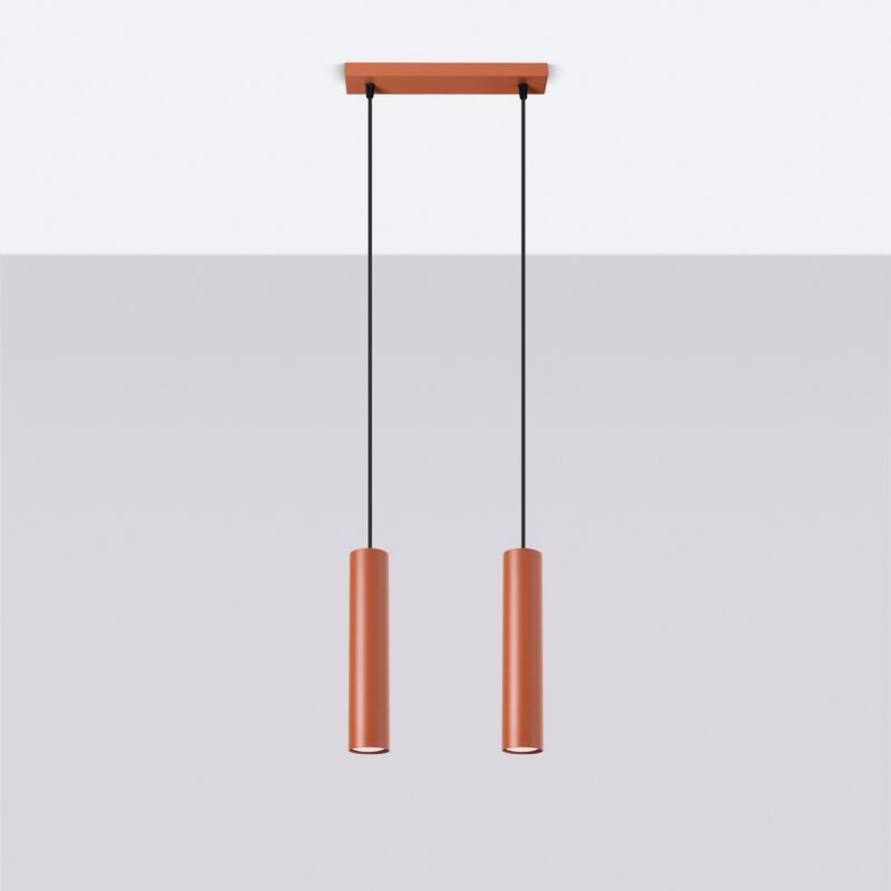 Lagos Pendant lamp 2 red ochre Image 2