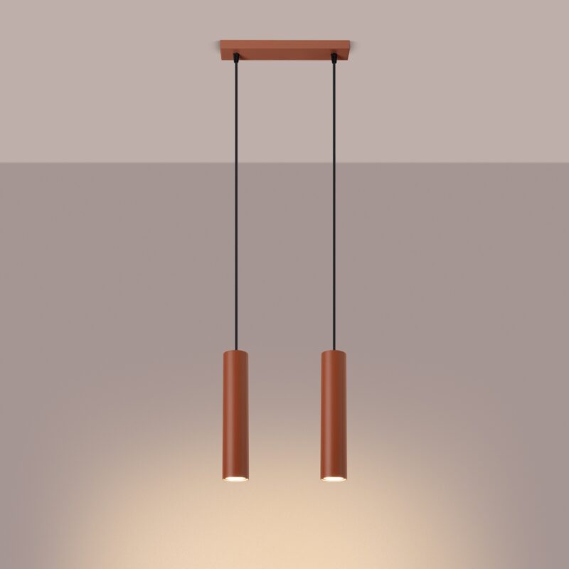 Lagos Pendant lamp 2 red ochre Image 3