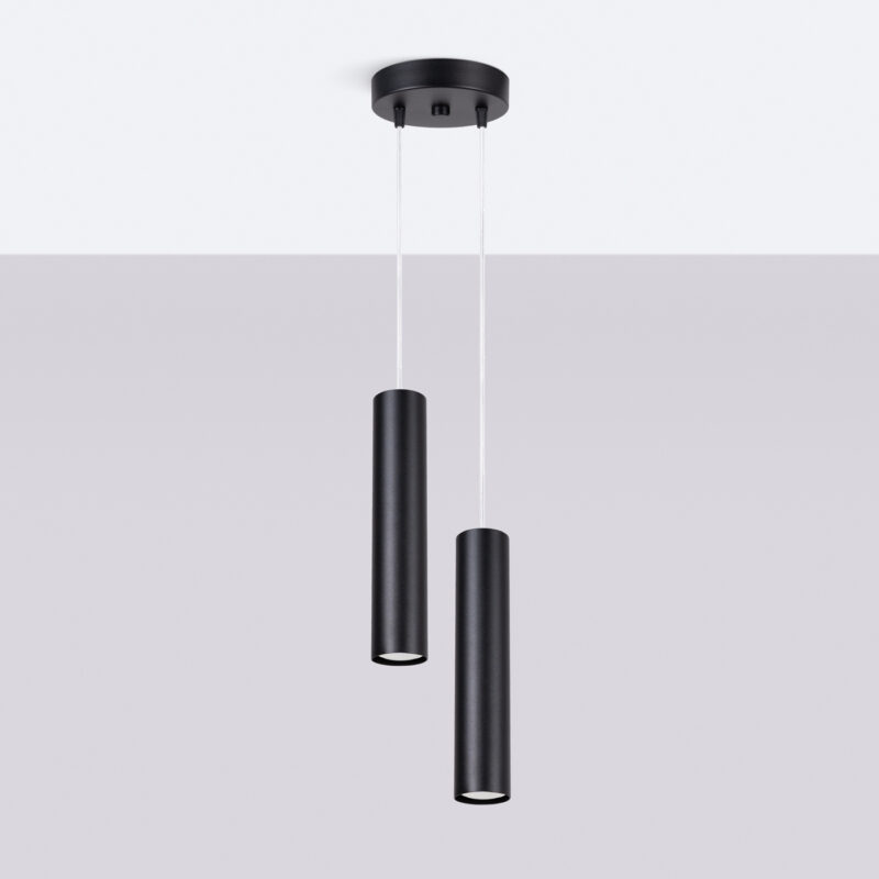Lagos Pendant lamp 2P black Image 3