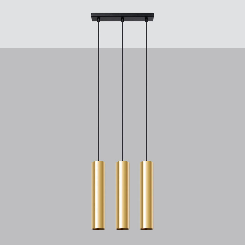 Lagos Pendant lamp 3 polished gold Image 2
