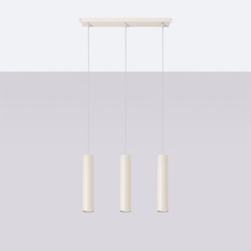 Lagos Pendant lamp 3L beige Image 2