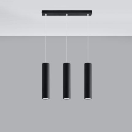 Lagos Pendant lamp 3L black Image 2