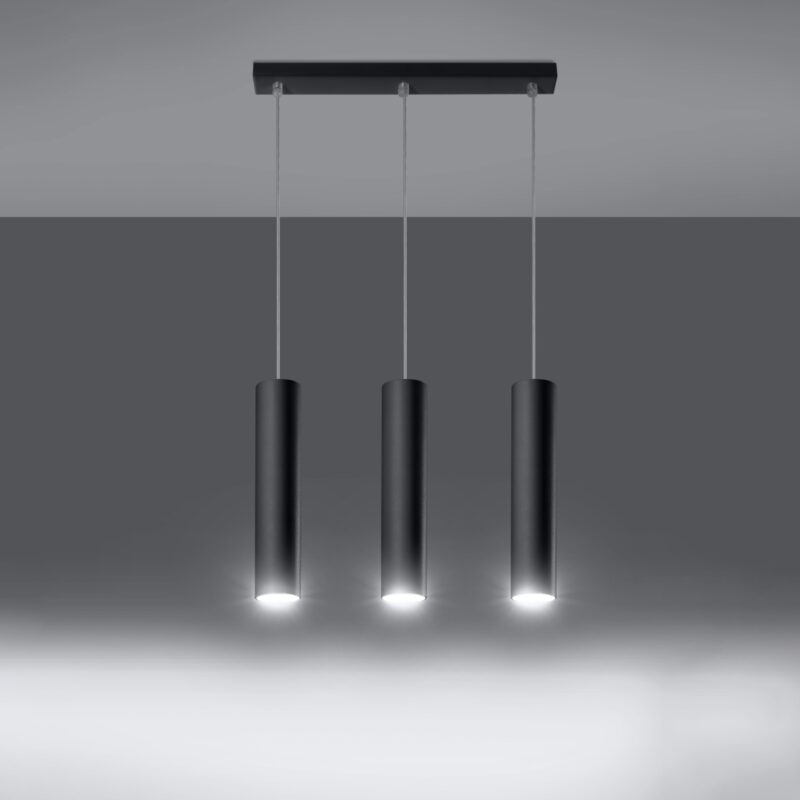 Lagos Pendant lamp 3L black Image 3