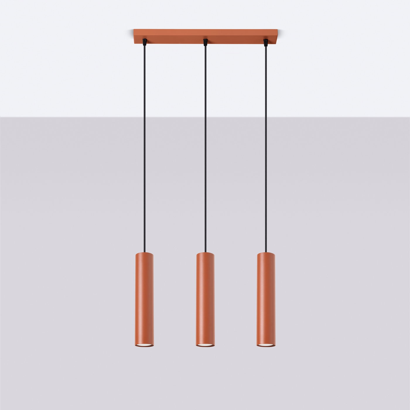 Lagos Pendant lamp 3L red ochre Image 2 Lagos Pendant lamp 3L red ochre Image 2