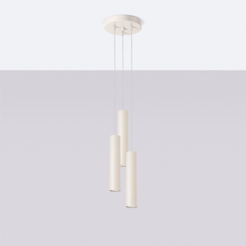 Lagos Pendant lamp 3P beige Image 2