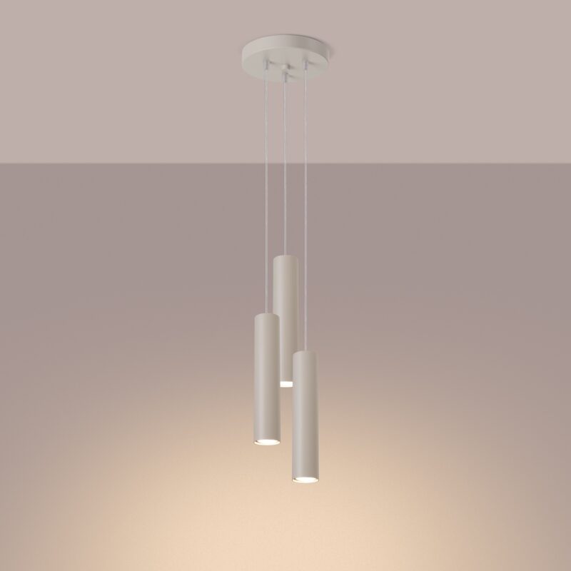 Lagos Pendant lamp 3P beige Image 3