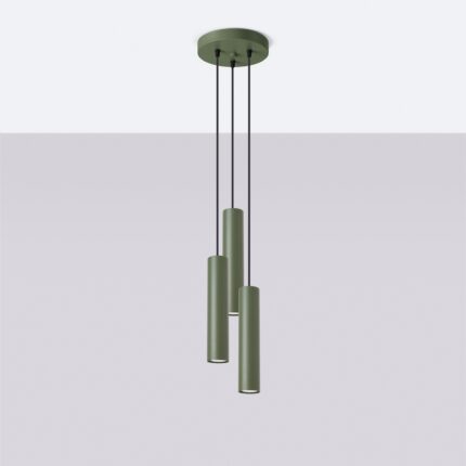 Lagos Pendant lamp 3P olive green Image 2