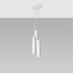 Laguna 3 Lamp White Pendant Light, Metal, GU10, 20cm Diameter