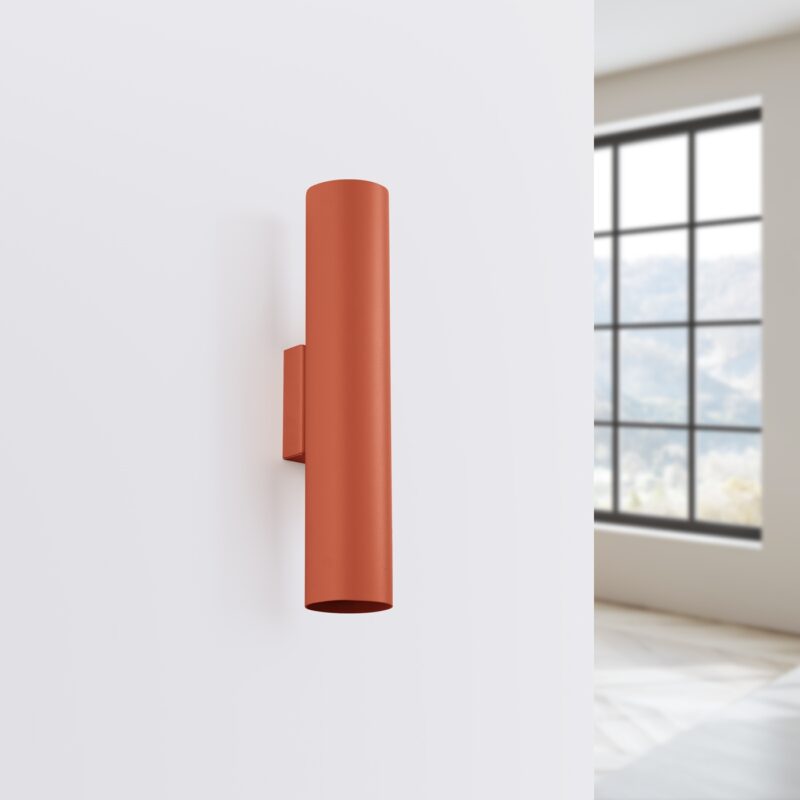 Lagos Wall lamp 2 red ochre Image 2