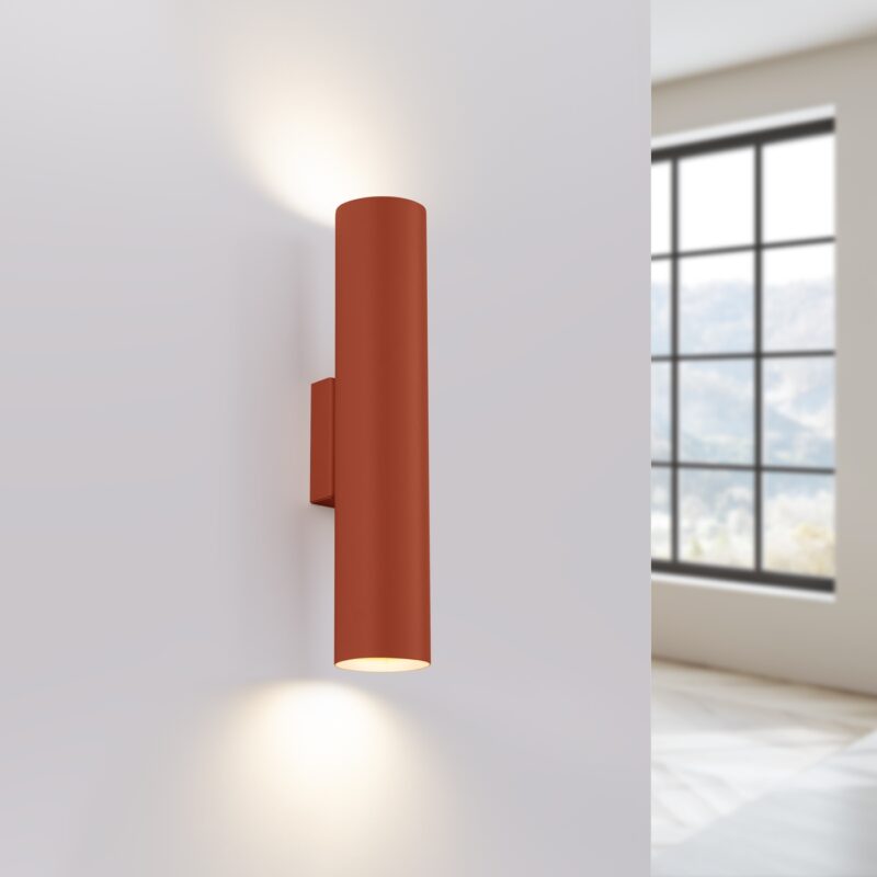 Lagos Wall lamp 2 red ochre Image 3