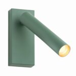 Janiero LED Wall Lamp, 4.2w, Green, Directional Spot, 6cm Width