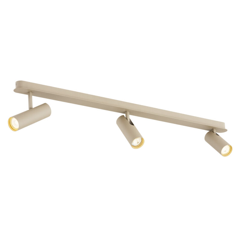 Lensa 3-Way Adjustable Spotlight, Taupe, Ral 1019