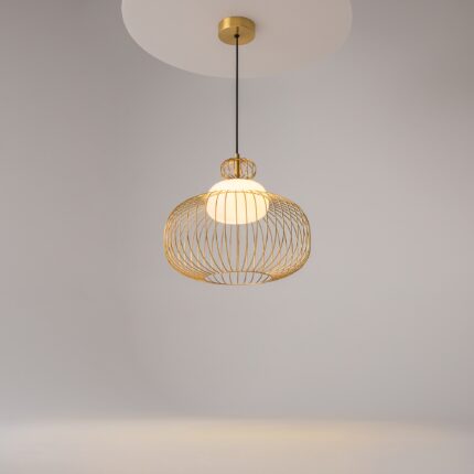 Levitation Brass Pendant luminaire , Metal Image 8