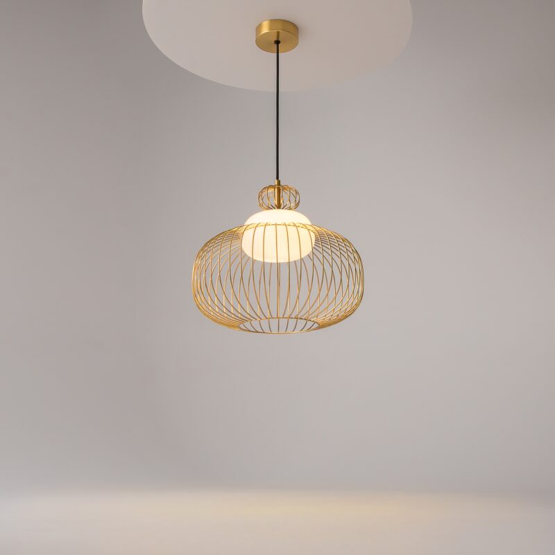 Levitation Brass Pendant luminaire , Metal Image 8