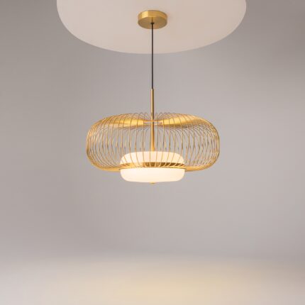 Levitation Brass Pendant luminaire , Metal Image 9