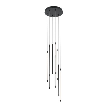 Light stick Black Pendant luminaire , Aluminum