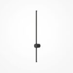 Light Stick Double LED Wall Lamp, Black Metal, 3000k, 10W, 90cm Height