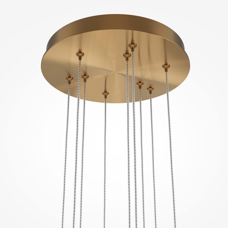 Light stick Brass Pendant luminaire , Aluminum Image 6