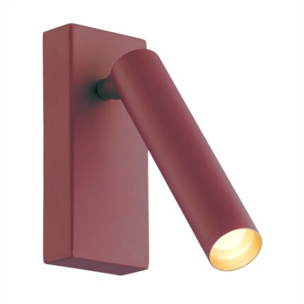 janiero led wall light, 4.2w, red, directional spot, 6cm width