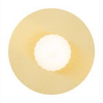 Loma Round Wall Lamp, Ceiling Mountable, Brass, Opal Glass
