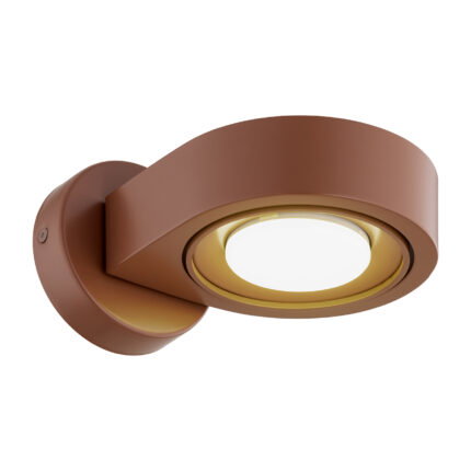 Lutis Wall Lamp 1-Light, Lacquered Steel